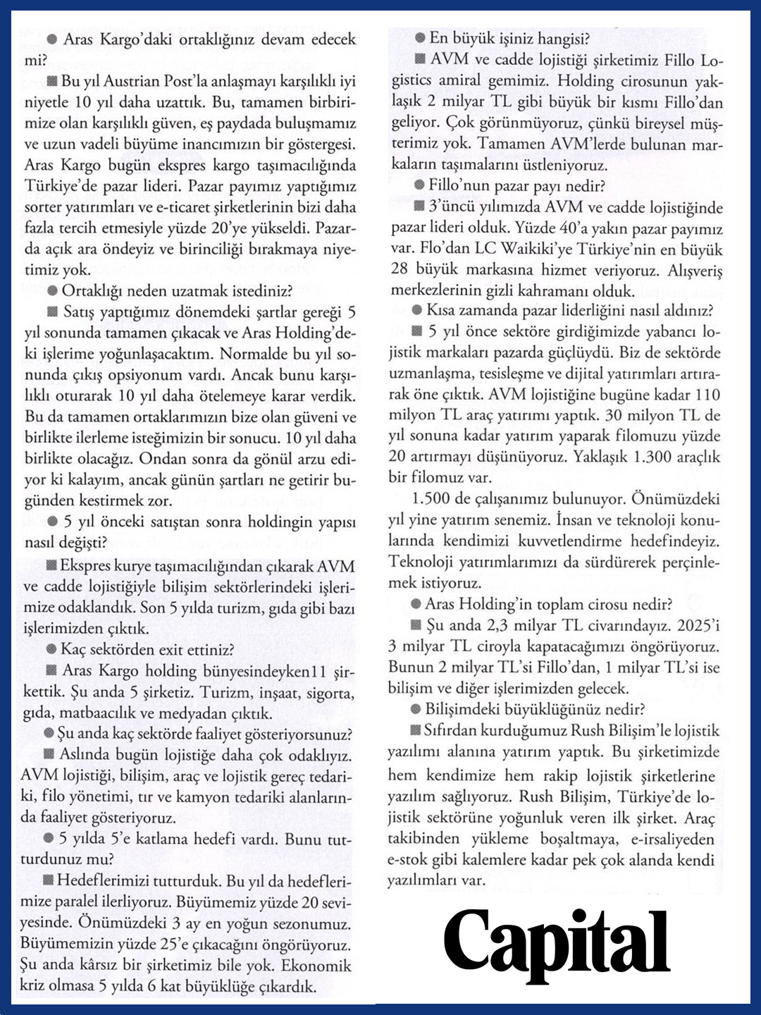 Patronlar Dünyası Ekim 2025